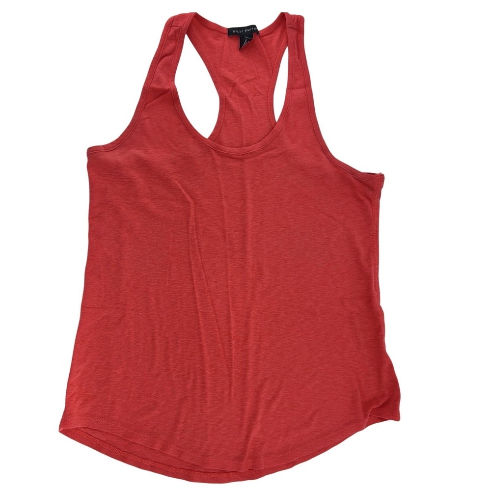Mens Stringer Tank Top L Coral Bodybuilding Gym Racerback Beach Muscle Tee